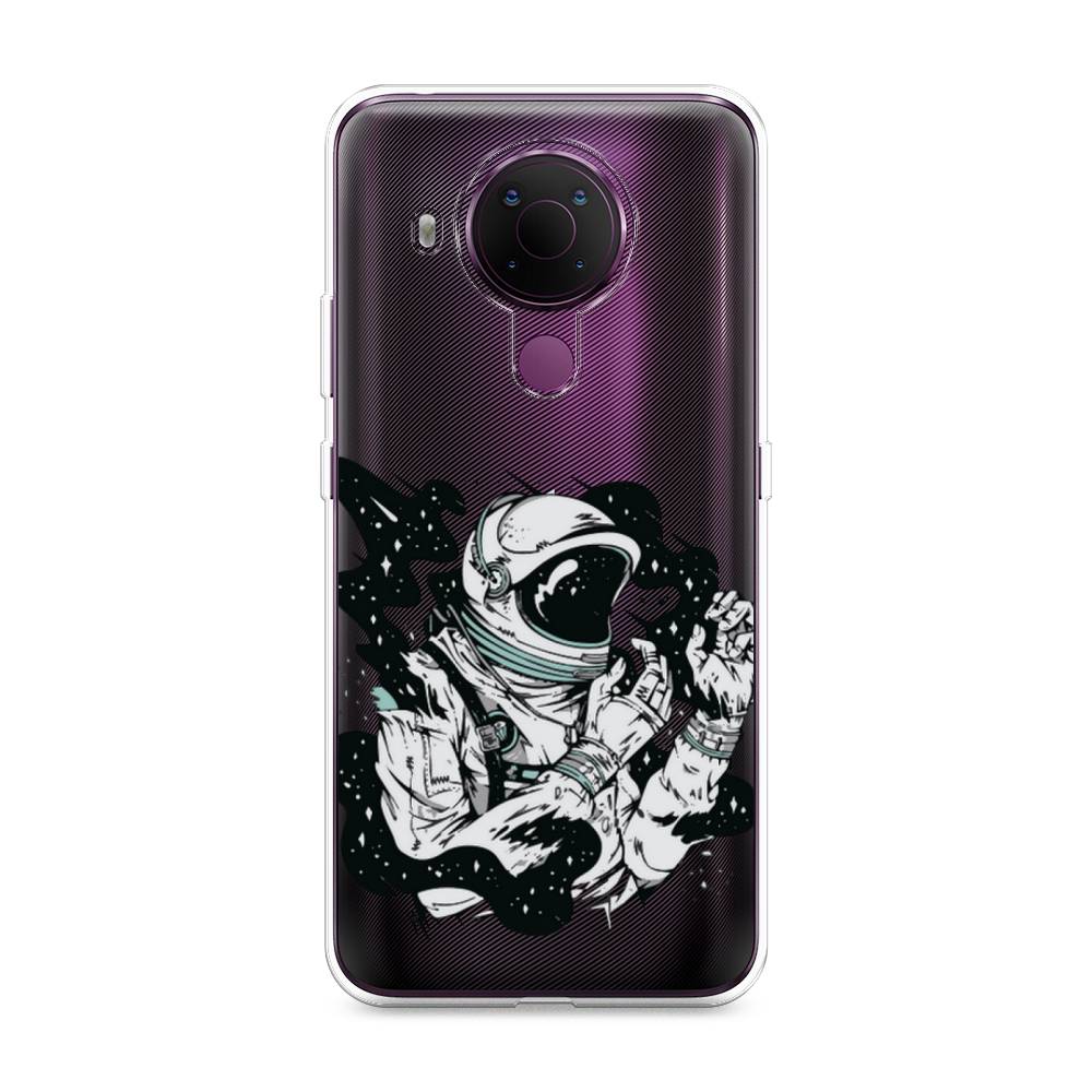 

Чехол Awog на Nokia 5.4 / Нокиа 5.4 "Космонавт арт", Черный;белый;прозрачный, 123650-7