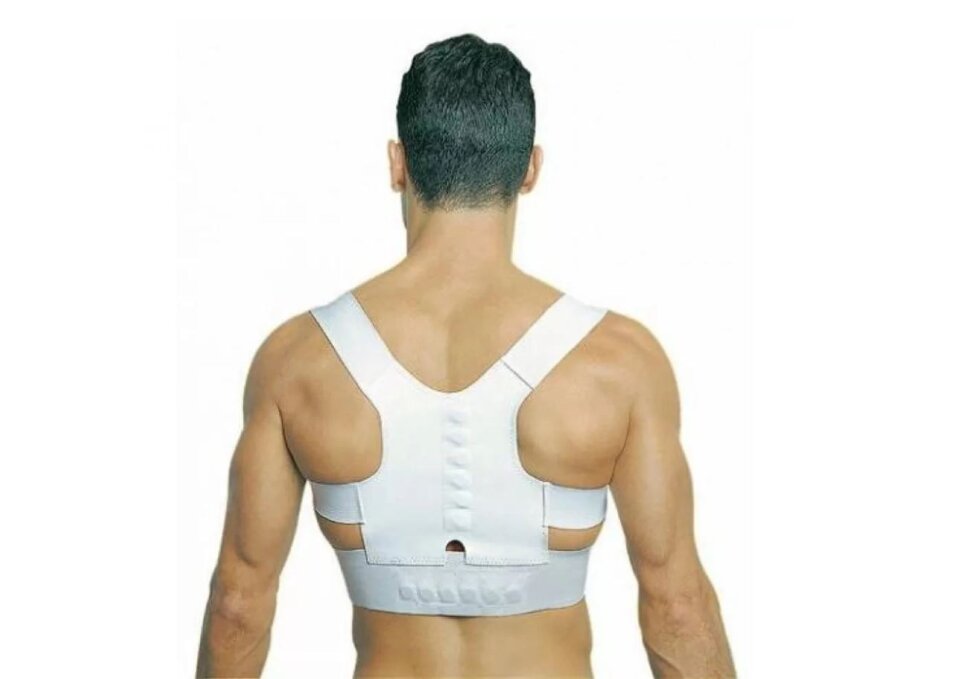 

Корректор осанки магнитный Magnetic Posture Support Белый L