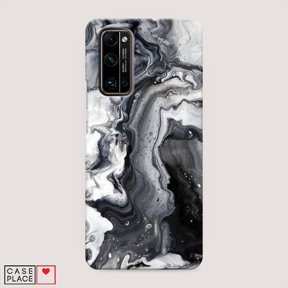 

Чехол Awog "Бело-черные сложные полосы" для Honor 30 Pro Plus, 612220-2