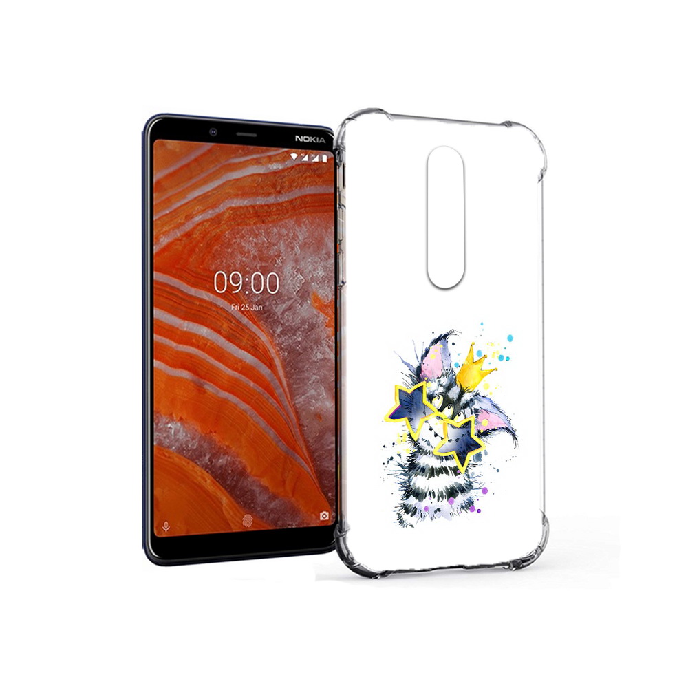 

Чехол MyPads Tocco для Nokia 3.1 Plus Мартовский Нуся (PT121397.96.114), Прозрачный, Tocco