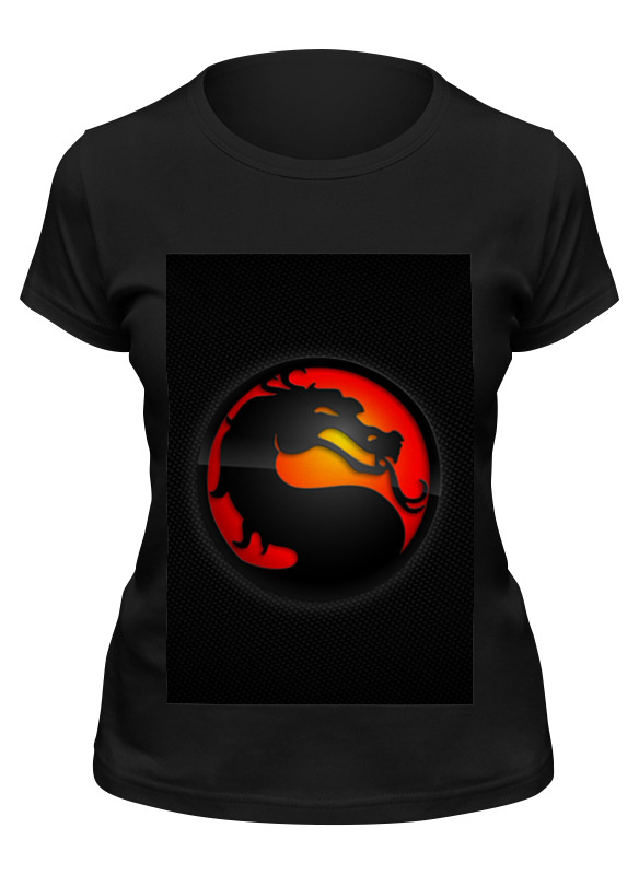 

Футболка женская Printio Mortal kombat черная 2XL, Черный, Mortal kombat