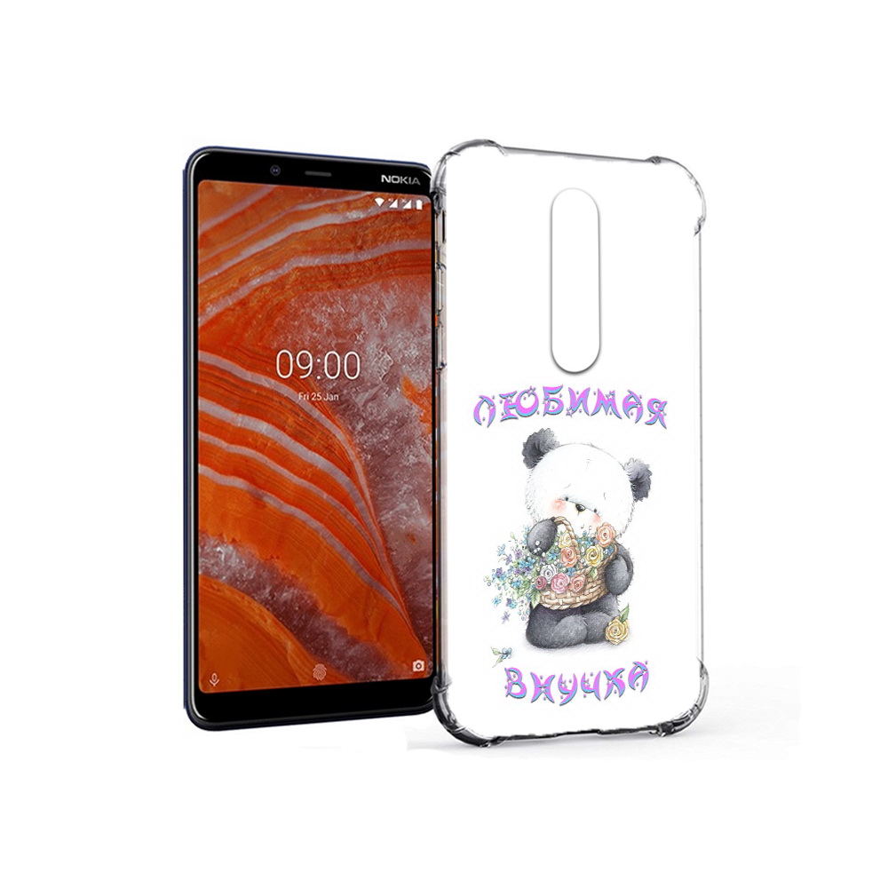 

Чехол MyPads Tocco для Nokia 3.1 Plus Любимая внучка (PT121397.96.110), Прозрачный, Tocco