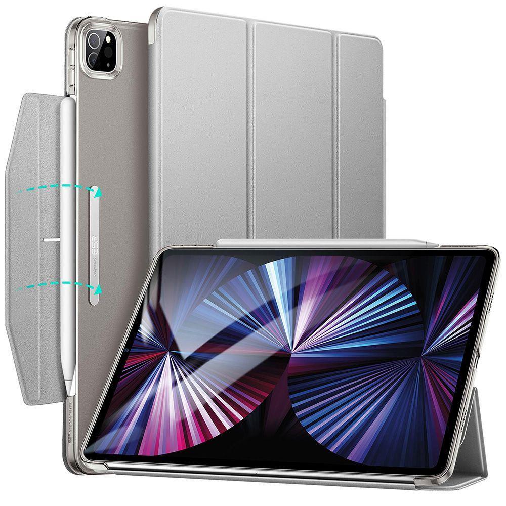 

Чехол книжка ESR Ascend Trifold Case для iPad Pro 11 (2021) Silver Grey, светло-серый, Magnetic Case iPad Pro 11