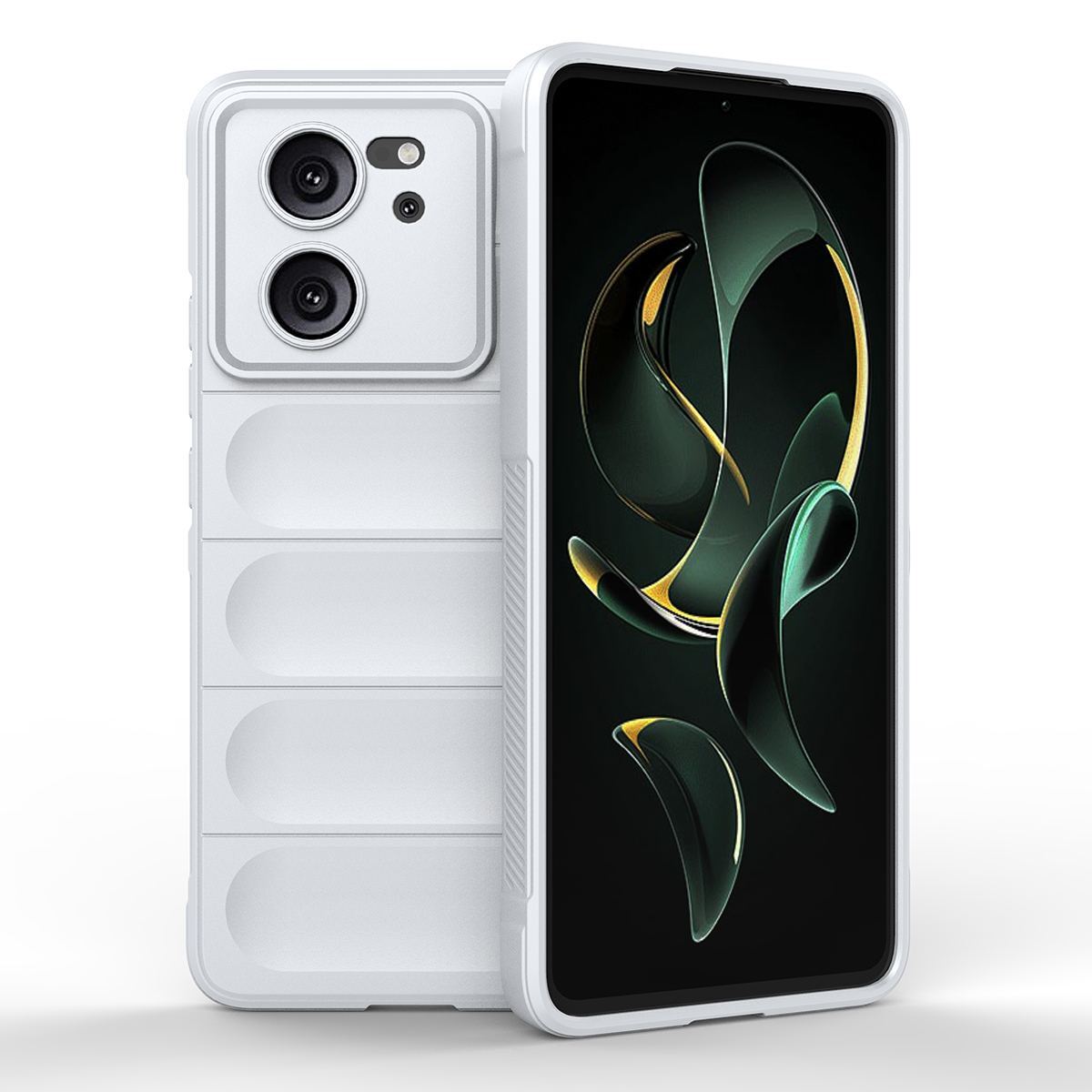 

Противоударный чехол Flexible Case для Xiaomi 13T/13T Pro, белый, Flexible Case