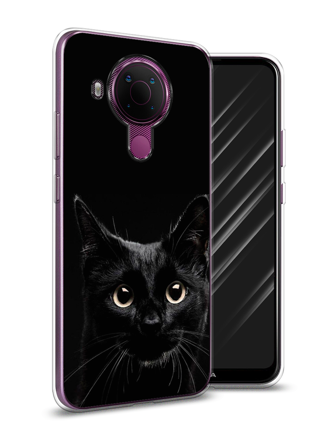 

Чехол Awog на Nokia 5.4 / Нокиа 5.4 "Добрый кот", Черный, 123650-1
