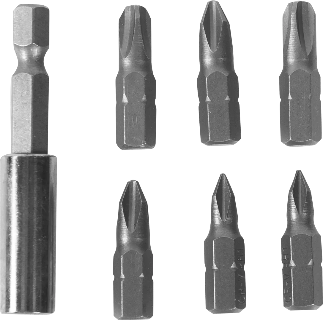 Набор бит с держателем XM7OPP, 6 шт. держатель для фена доляна 11×11×15 см с держателем для провода и вилки