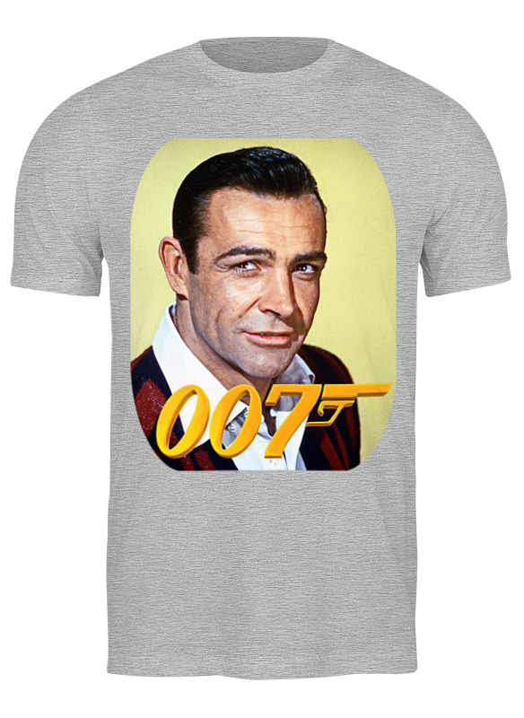 

Футболка мужская Printio James bond серая S, Серый, James bond