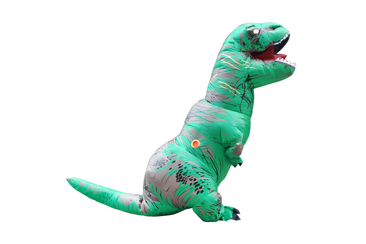 Костюм карнавальный унисекс Inflatable динозавры зеленый 54 RU