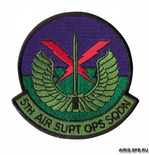 фото Ad1352 термоаппликация 5th air supt ops sqdn, 8,9*8,9 см, hobby&pro