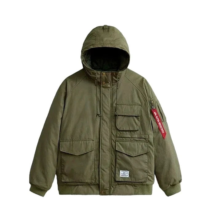 

Зимняя куртка мужская Alpha Industries MA-1 Hunting Mod зеленая M, Зеленый, MA-1 Hunting Mod