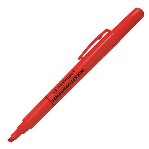 

Текстовыделитель CENTROPEN, КРАСНЫЙ, линия 1-4 мм, 8722, 4 8722 9354 - 20 шт