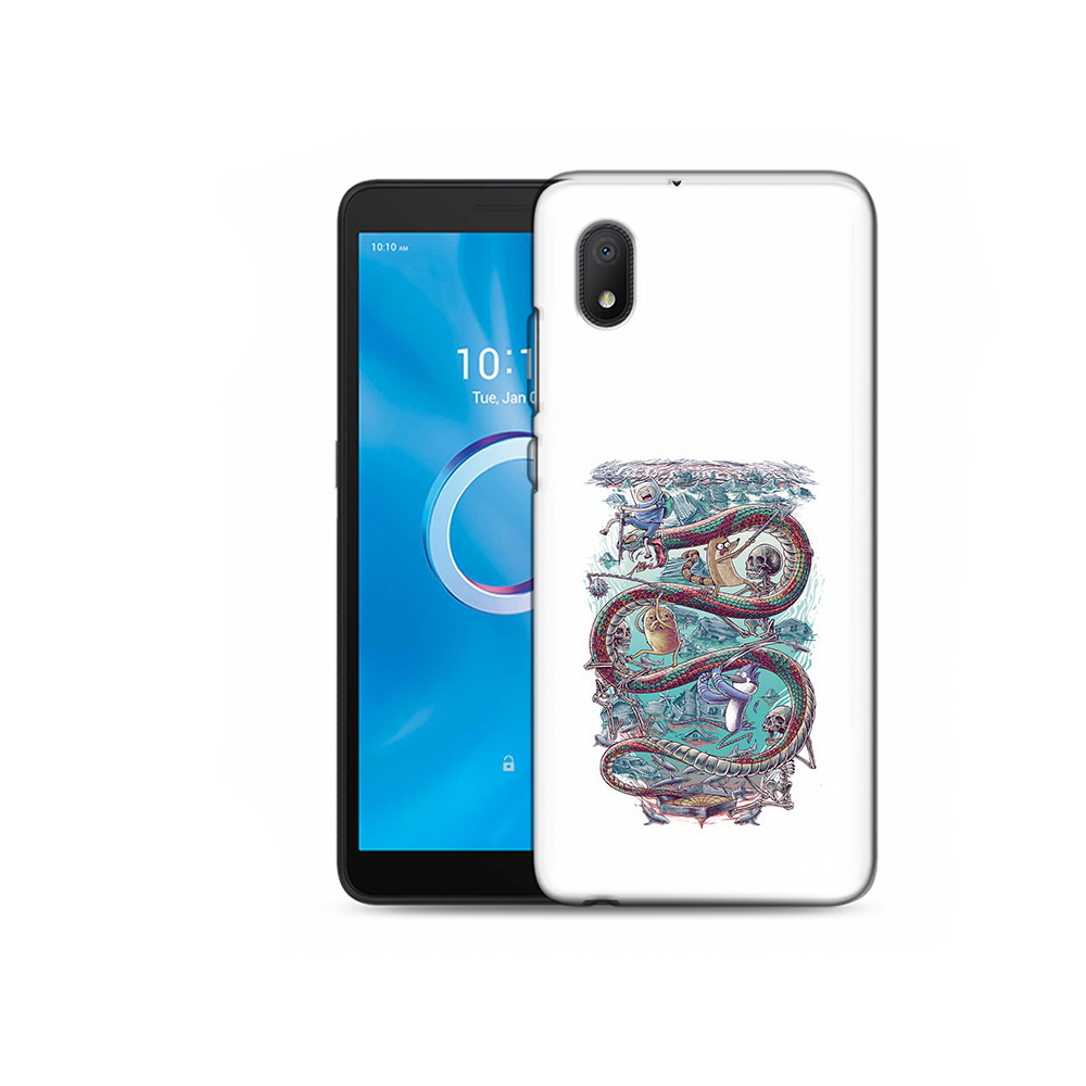 

Чехол MyPads Tocco для Alcatel 1B 5002H время приключений страшилка (PT227135.663.280), Tocco