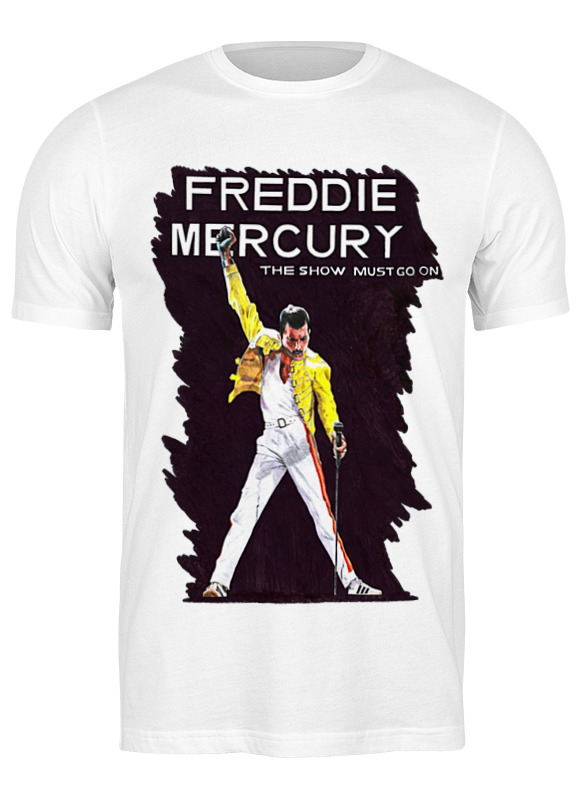 фото Футболка мужская printio freddie mercury - queen белая s