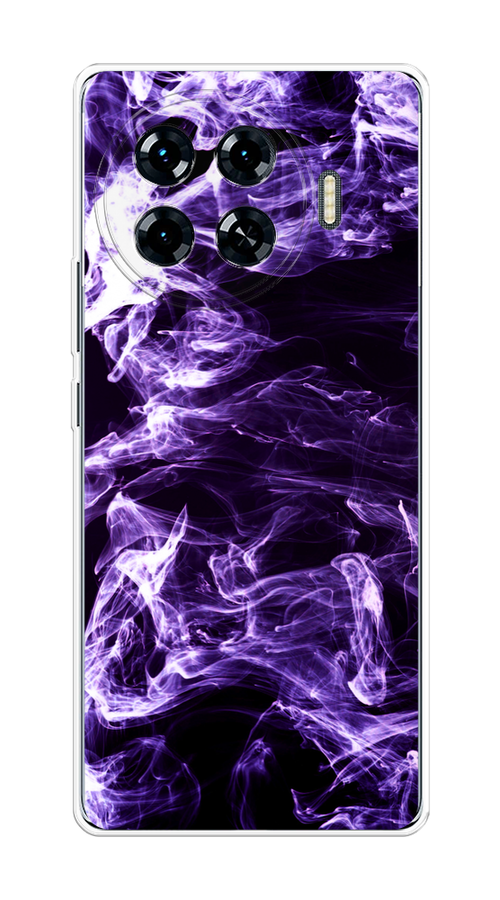 

Чехол на Tecno Spark 20 Pro Plus "Фиолетовый дым", Фиолетовый;белый;черный, 305050-1