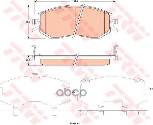 

Колодки тормозные дисковые SUBARU: BRZ 2.0 12-, FORESTER 2.0/2.0 D/2.5/2.5 Turbo 08-, FORE