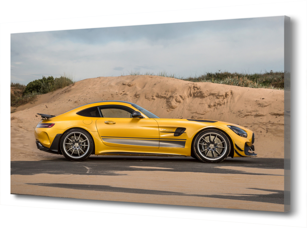 

Картина на холсте Машина. Mercedes-AMG GT PRC-805 (45x30см). Натуральный холст