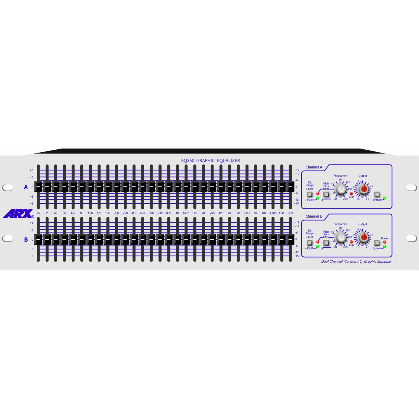 

Эквалайзер ARX EQ260, Белый, EQ260