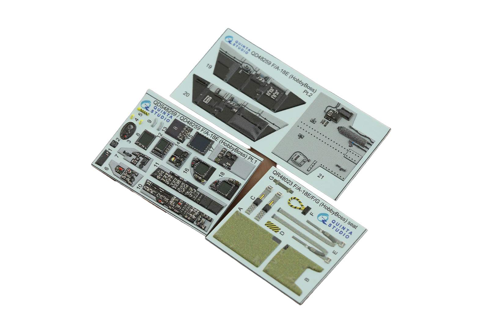 

3D Декаль Quinta Studio 1/48 интерьера кабины F/A-18E (HobbyBoss)QD48259, Цветной