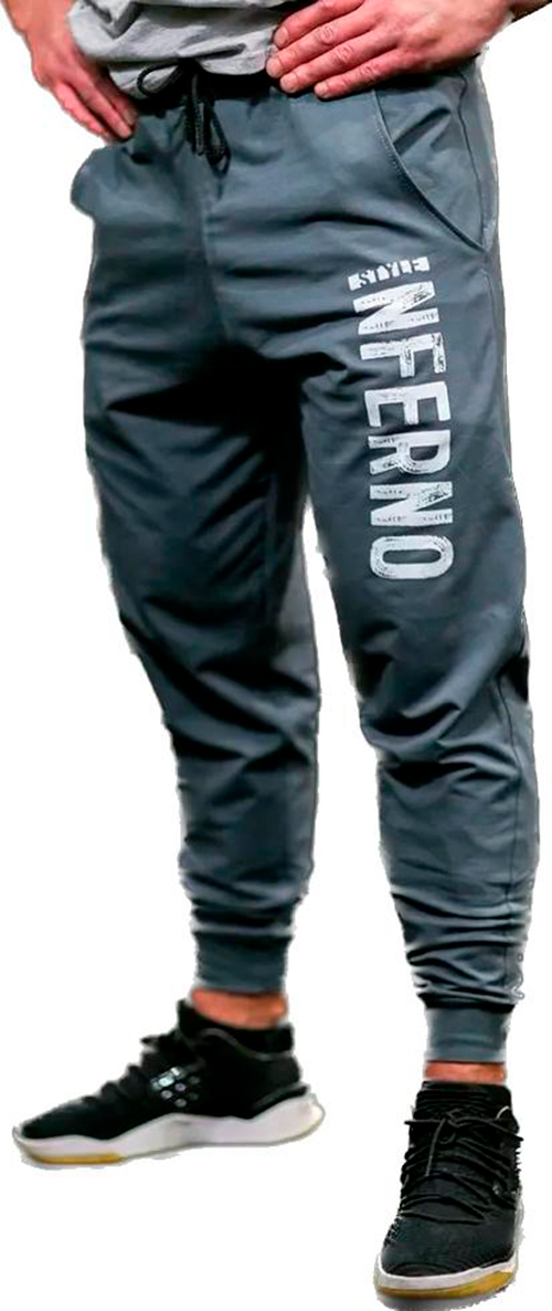 

Спортивные брюки мужские INFERNO style Б-001-001 серые 4XL, Серый, Б-001-001