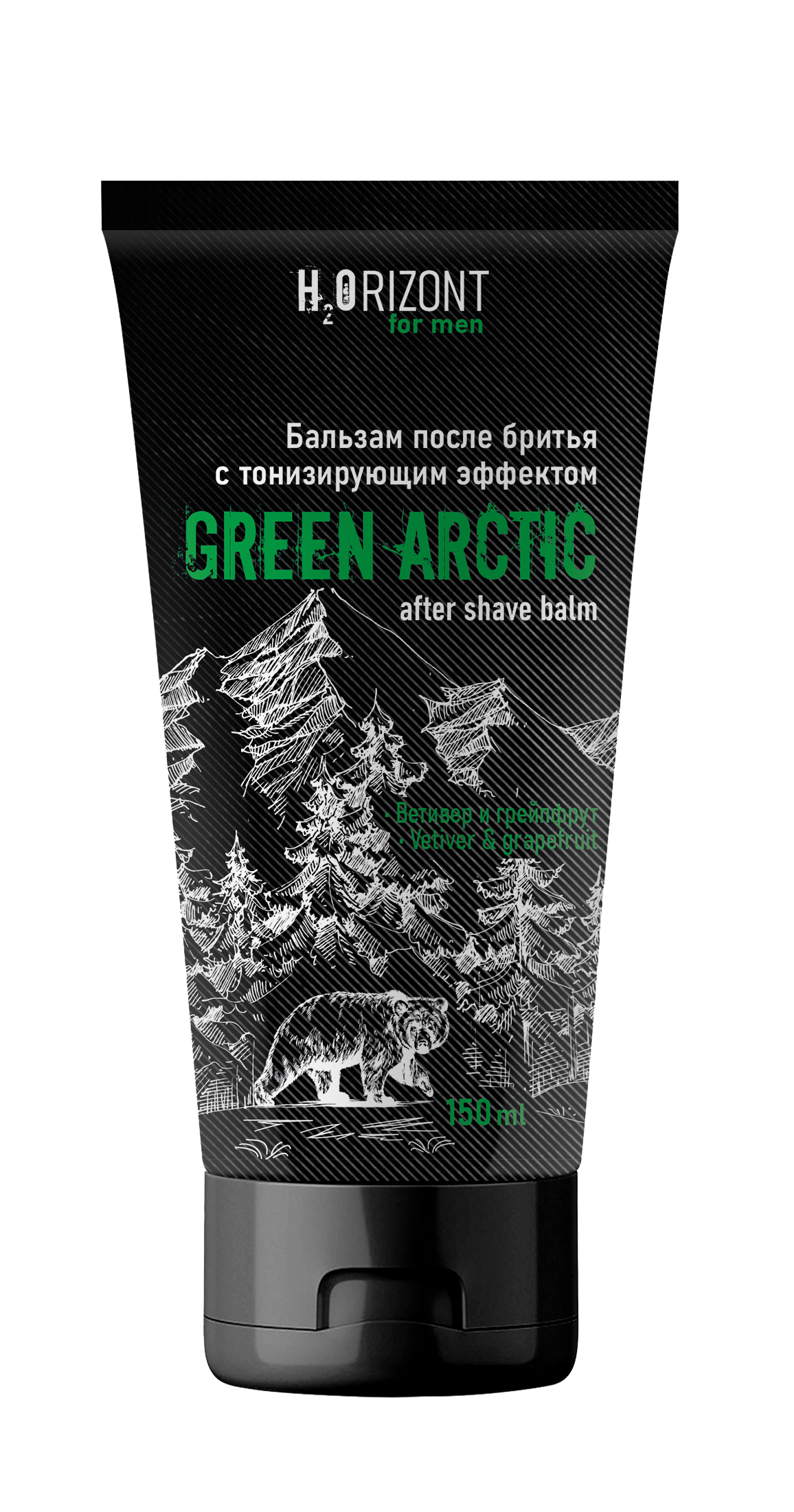 Бальзам после бритья FAMILY COSMETICS тонизирующий эффект Green Arctic, 150 мл бальзам мужской пластик