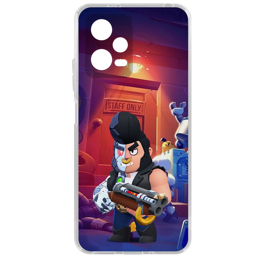 

Чехол-накладка Krutoff Clear Case Brawl Stars-Б-800 для Xiaomi Poco X5, Прозрачный