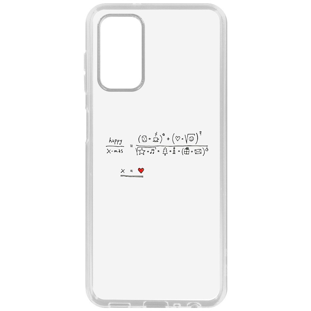 

Чехол-накладка Krutoff Clear Case Праздничная формула для Samsung Galaxy A13 (A135), Прозрачный