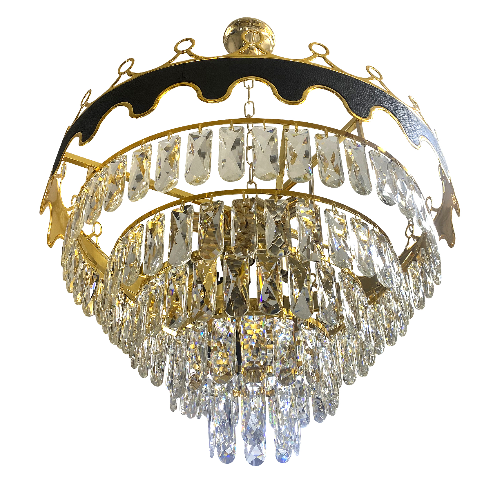 Люстра подвесная Studio Led SL974/500S Crystal Gold