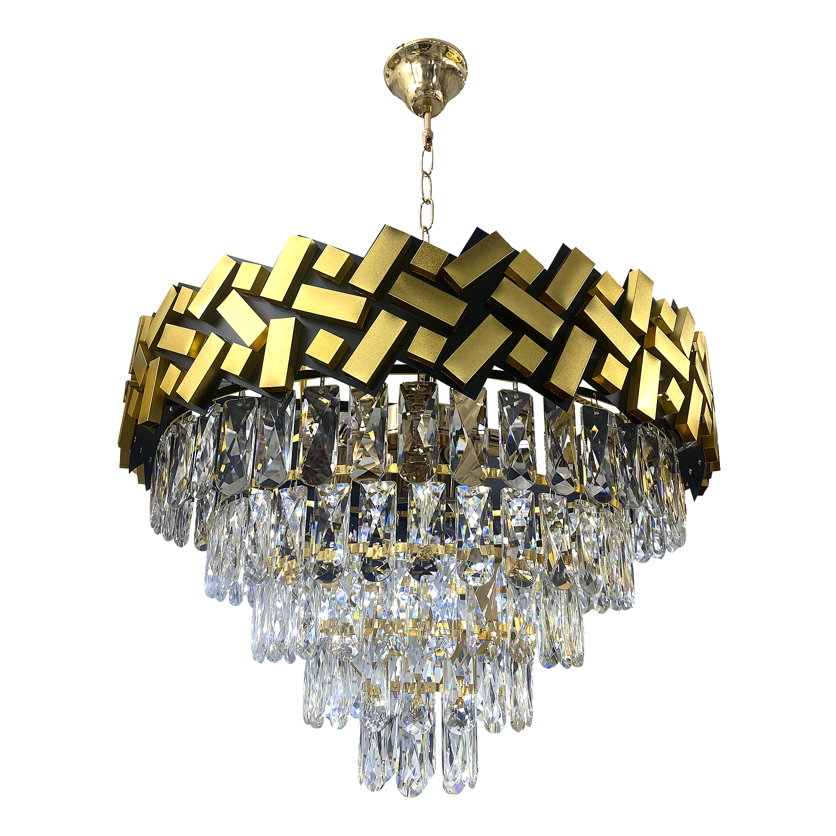 Люстра подвесная Studio Led SL972/400S Crystal Gold