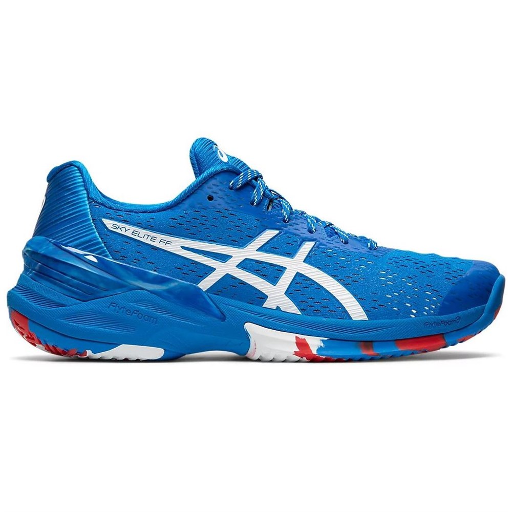 Спортивные кроссовки женские Asics Sky Elite синие 6 US