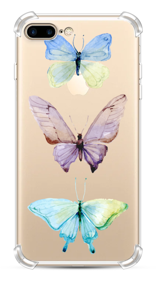

Чехол Awog на Apple iPhone 7 Plus / Айфон 7 Plus "Акварельные бабочки", Разноцветный, 10751-1