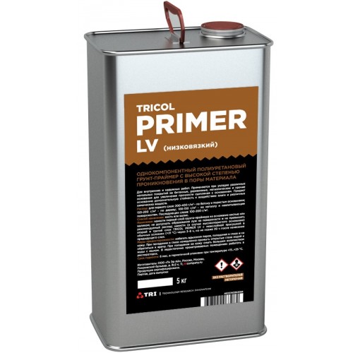 Грунт-праймер TRICOL PRIMER LV однокомпонентный полиуретановый низковязкий плимерный грунт праймер для пола finlux f 1055 с эффектом vodostop 20 кв м