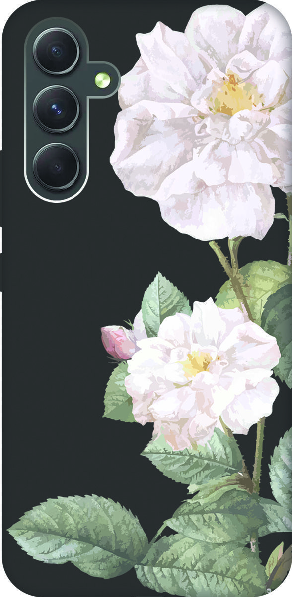 

Чехол на Samsung Galaxy A54 5G с 3D принтом "White Rose" черный, Черный;желтый, 158768