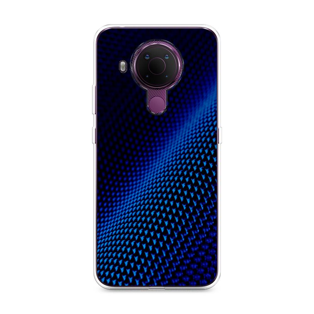 

Чехол Awog на Nokia 5.4 / Нокиа 5.4 "Синий карбон", Черный;синий, 123650-3