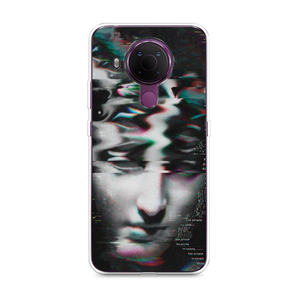 

Чехол Awog на Nokia 5.4 / Нокиа 5.4 "Glitch Art", Серый, 123650-9