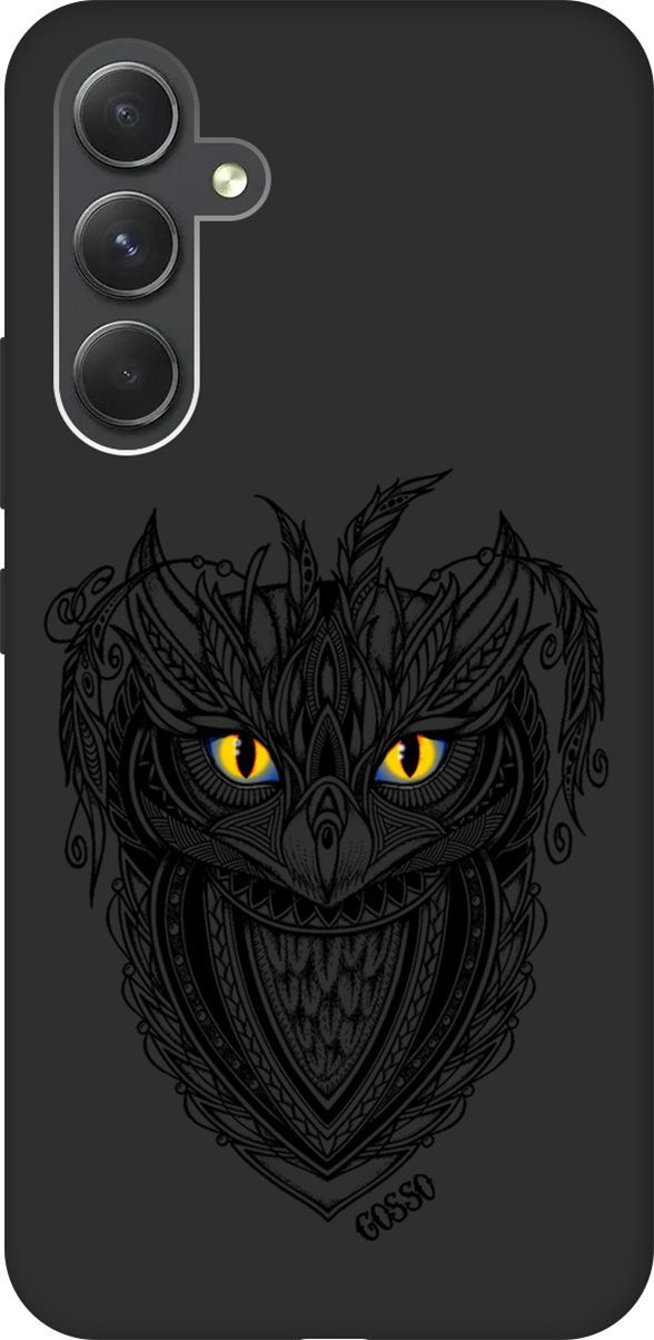 

Чехол на Samsung Galaxy A54 5G с 3D принтом "Grand Owl" черный, Черный;голубой, 158768