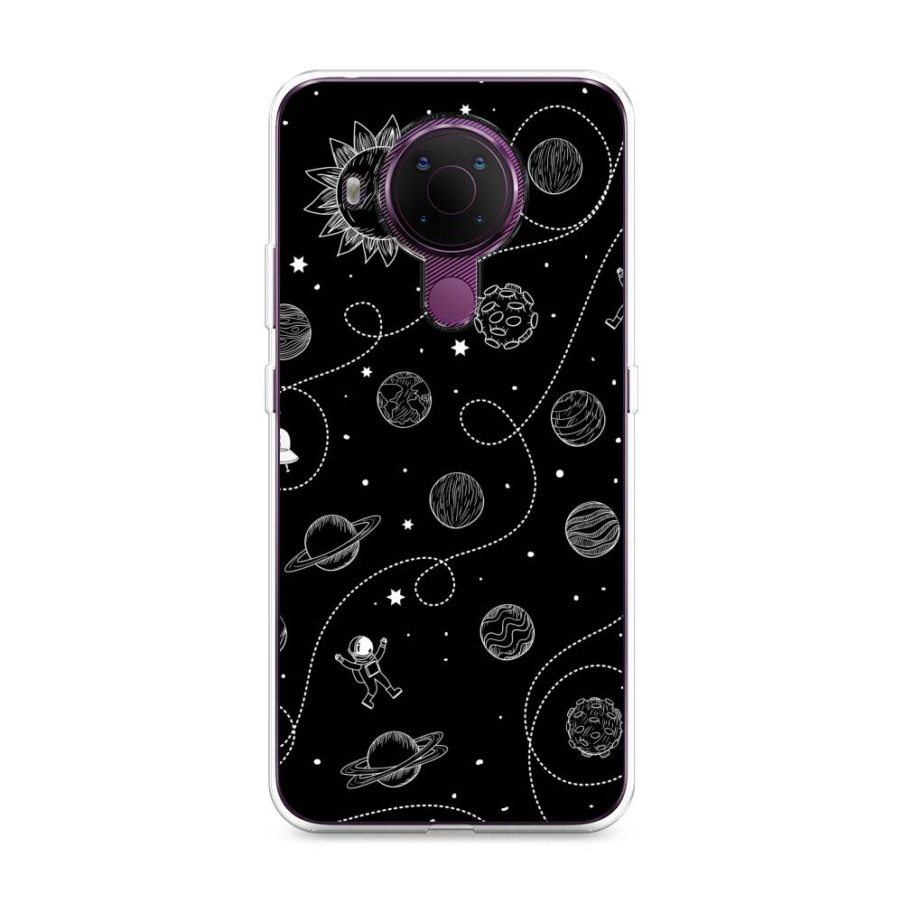 

Чехол Awog на Nokia 5.4 / Нокиа 5.4 "В невесомости", Бежевый, 123650-4