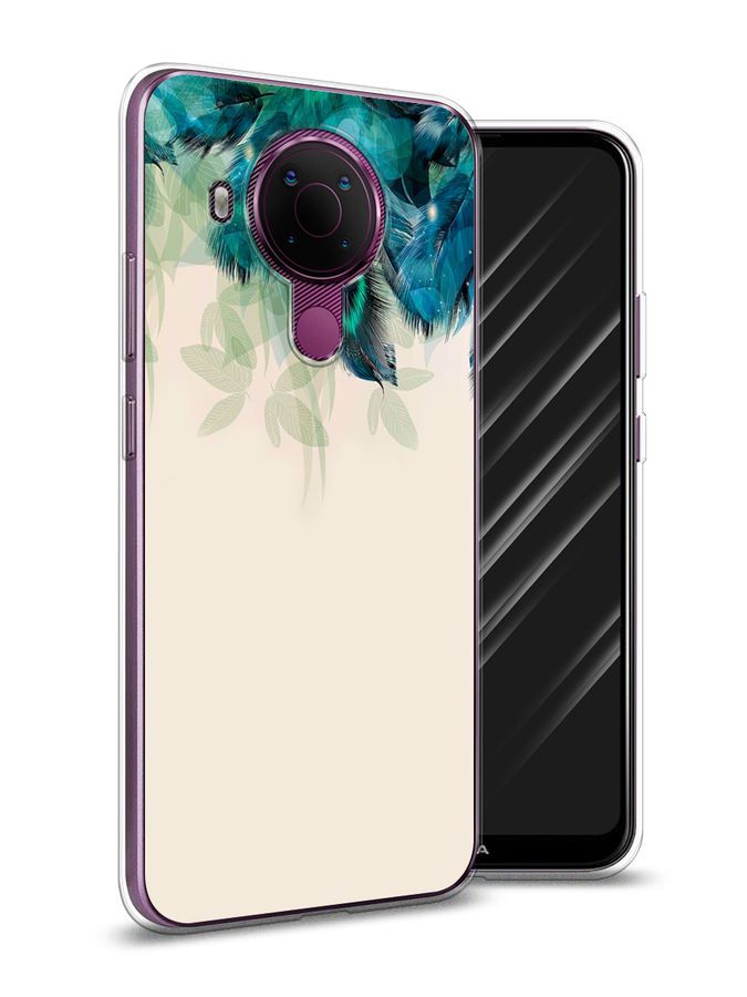 

Чехол Awog на Nokia 5.4 / Нокиа 5.4 "Перья голубого цвета", Бежевый;синий;голубой, 123650-2