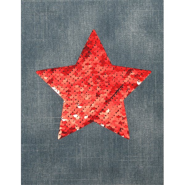 

Дневник универсальный deVente Red Star вставка из пайеток, Серый, 1537083