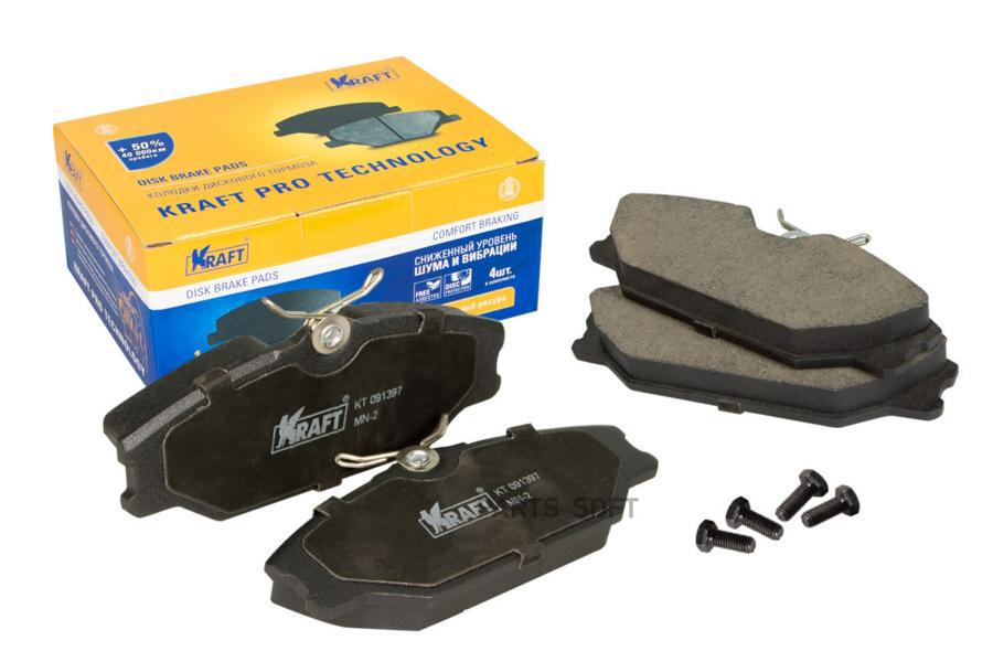 

Колодки передние Renault Clio II (00-), Laguna I (93-01), Megane KRAFT KT091397