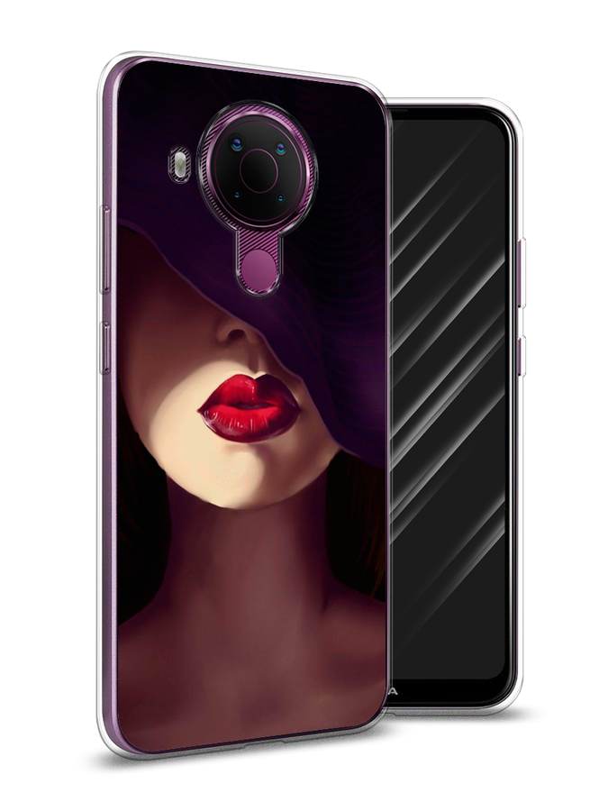 

Чехол Awog на Nokia 5.4 / Нокиа 5.4 "Красные губы", Черный;бежевый;красный, 123650-7