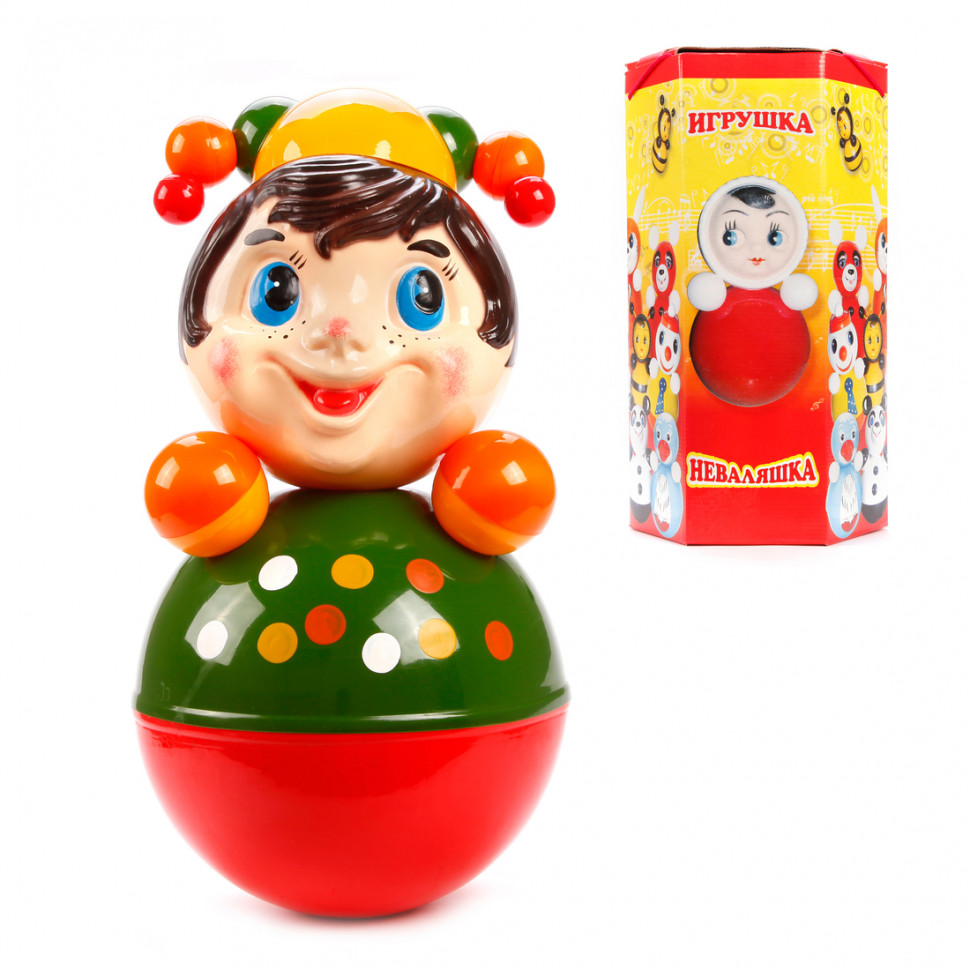 Игрушка-неваляшка Скоморох, 41 см