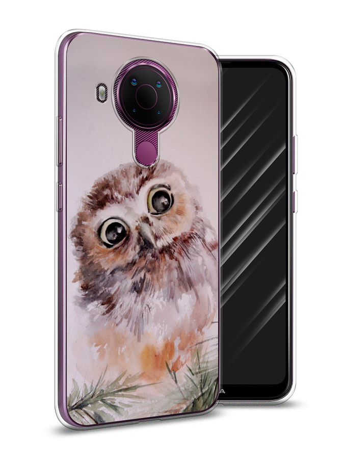 

Чехол Awog на Nokia 5.4 / Нокиа 5.4 "Сова на розовом", Розовый;коричневый, 123650-1