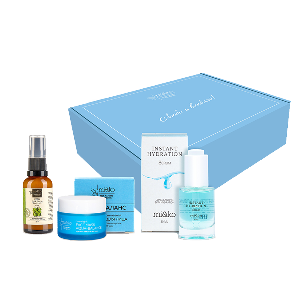 Подарочный набор Mi&Ko Люби и влюбляй! набор активное увлажнение gift set elements hydration