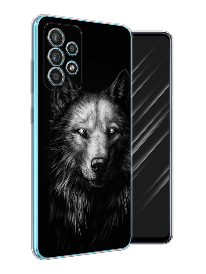 

Чехол Awog на Samsung Galaxy A52s / Самсунг A52s "Волк черно белый", Разноцветный, 2106550-1
