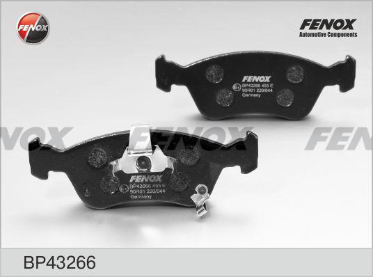 

Тормозные колодки FENOX дисковые BP43266