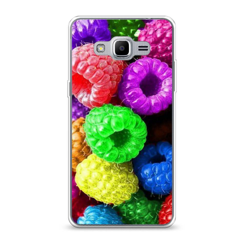 

Чехол Awog на Samsung Galaxy J2 Prime 2016 / Самсунг J2 Prime 2016 "Разноцветная малина", 22350-10