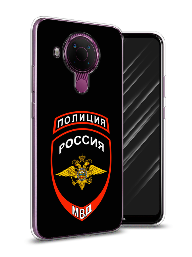 

Чехол Awog на Nokia 5.4 / Нокиа 5.4 "Полиция шеврон", Черный;красный;белый, 123650-5