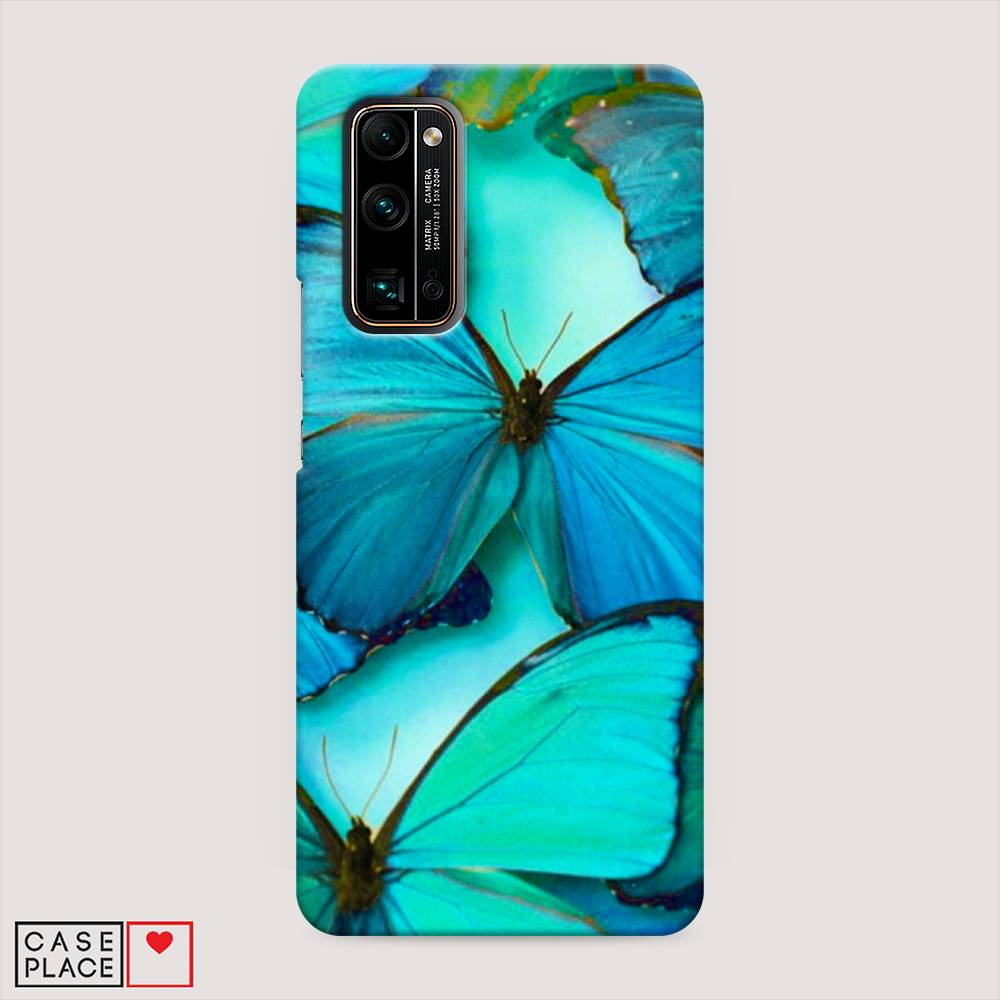 фото Чехол awog "неоновые бабочки" для honor 30 pro plus