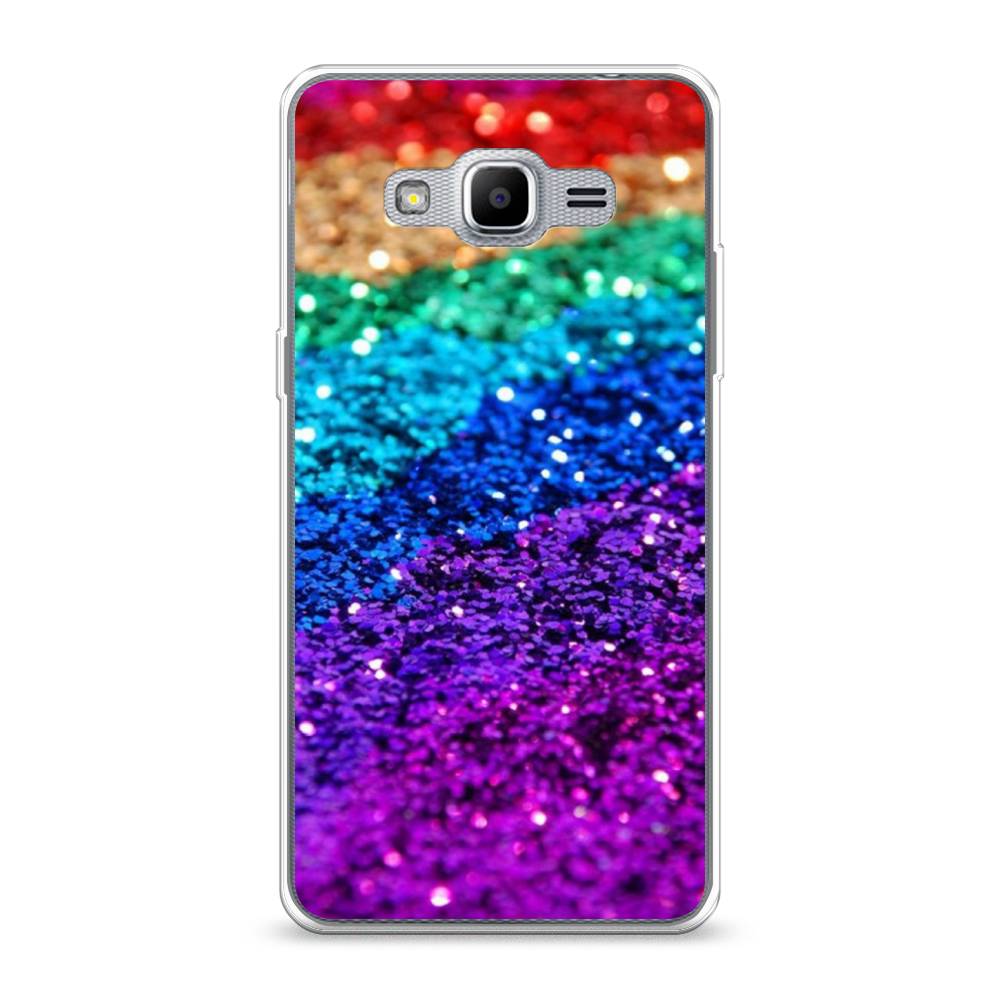 

Чехол Awog на Samsung Galaxy J2 Prime 2016 Блестящая радуга рисунок", 22350-3