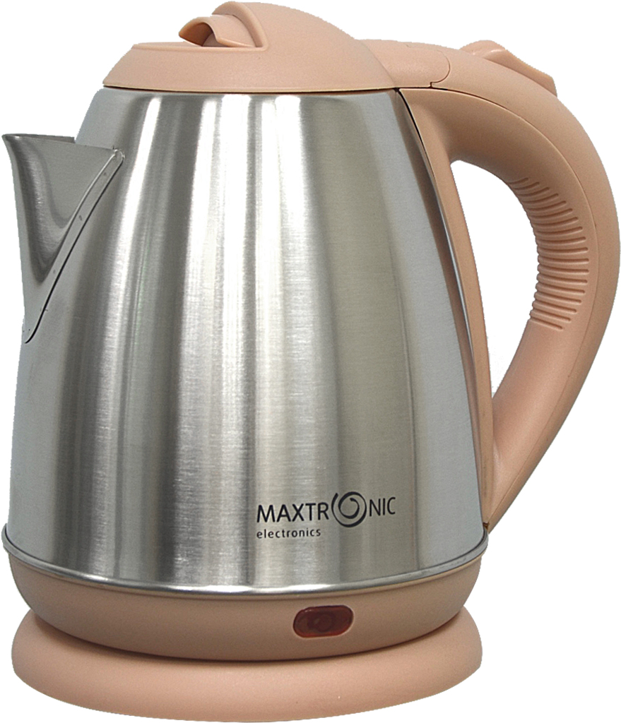 Чайник электрический MAXTRONIC MAX-309 1.8 л бежевый чайник электрический maxtronic max 313 1 8 л белый голубой